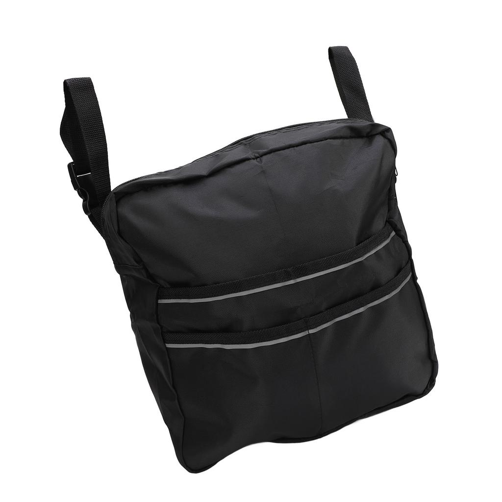 Plecak na wózek inwalidzki Tkanina Oxford Duża pojemność Wszechstronna Regulowana Torba Saszetka na wózek inwalidzki na pomoc do chodzenia Wózek rowerowy