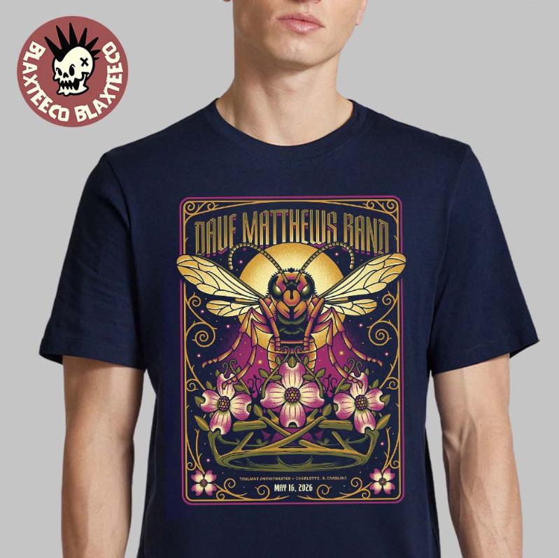 Dave Matthews Band Charlotte North Carolina 2026 On May 16 2026 T-Shirt XL