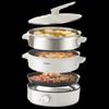 Midea 6L Multi-function Electric Hot Pot with Grill & Steamer CN plug (adapter included)