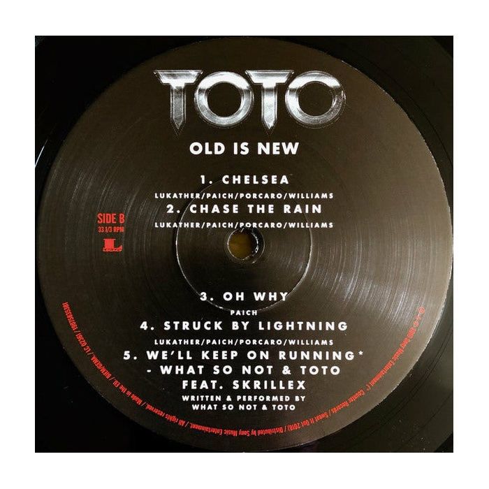 Toto - Old Is New [Vinyl] 140 Gram Vinyl, Download Insert