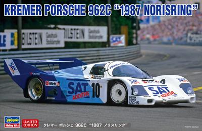 Hasegawa Kremer Porsche 962C 1987 Norisring Plastikmodell 20479 1/24
