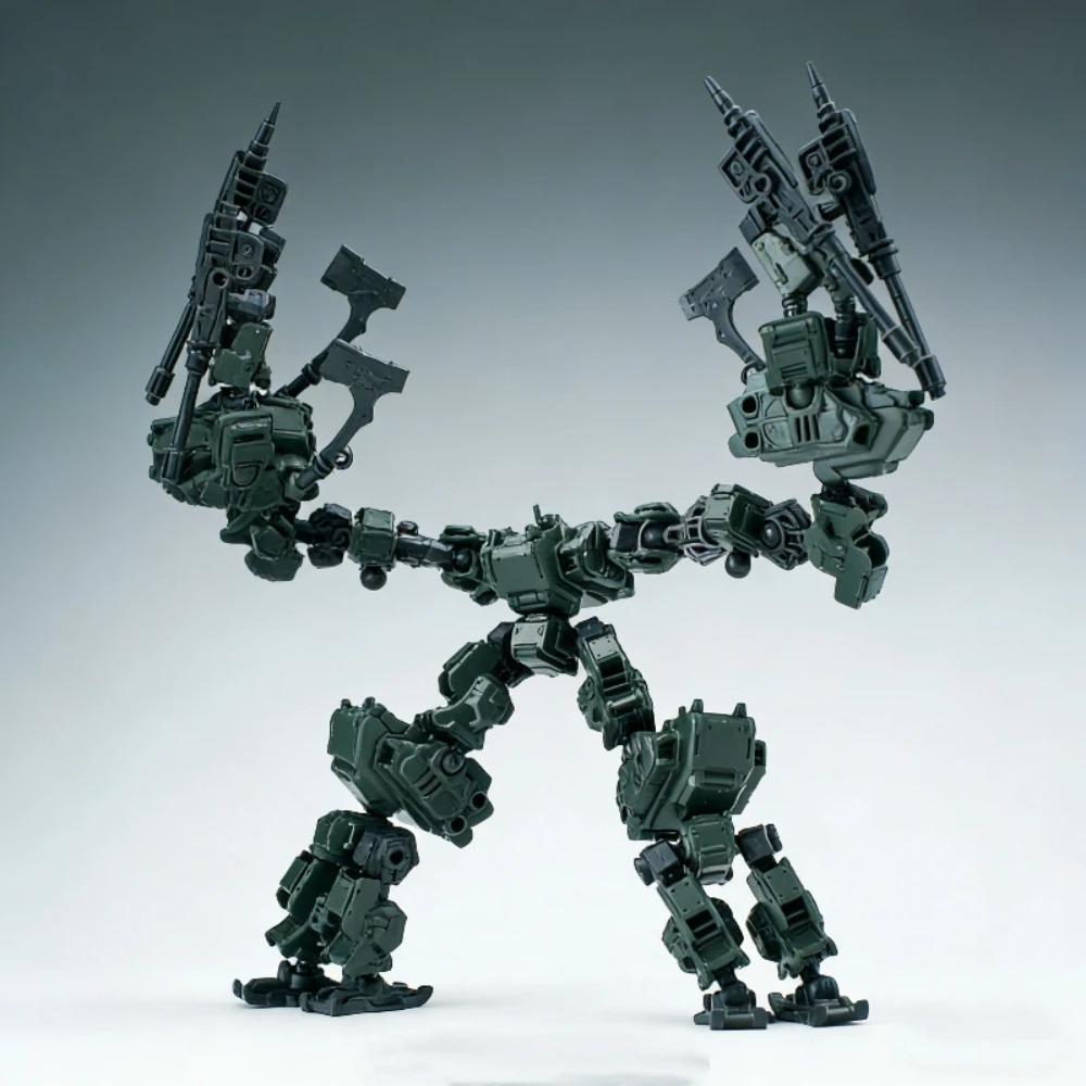 Sheik Festland 3er-Set 1/60 3-Minuten-Plan Fortishield Team Mecha Modellbausatz Schnelle Montage Actionfigur Schreibtischdekoration Jungen Spielzeug Geschenk