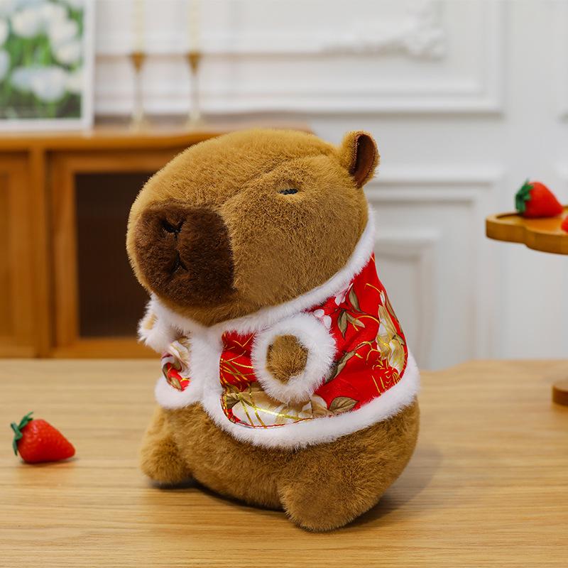 Cartoon Capybara Plush Toy Couple - Cute Small Gift Doll