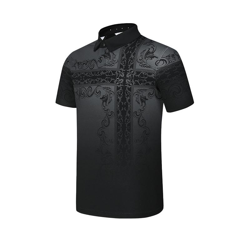 Fila Polo Shirts Men's All Over Print 2 Polo Collar Moderate Straight Fit A11M425108FZB
