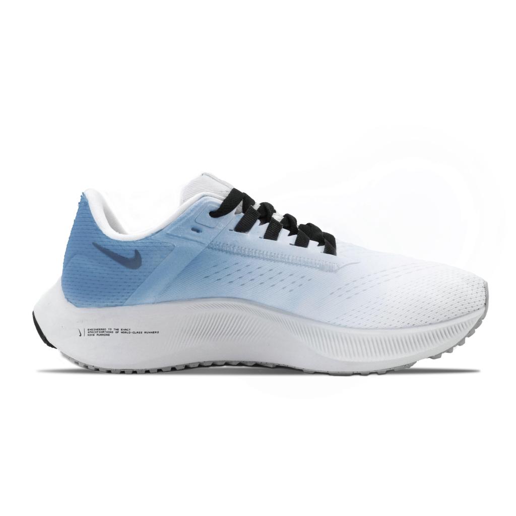 Nike Pegasus 38 Slip Resistant Abrasion Resistant Low Top Running Shoes Men's Light Blue CW7356-100(Team147-)
