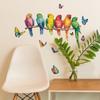 Painted Branch Bird Butterfly Bedroom Living Room Home Wall Background Beautification Decoration Wall Stickers