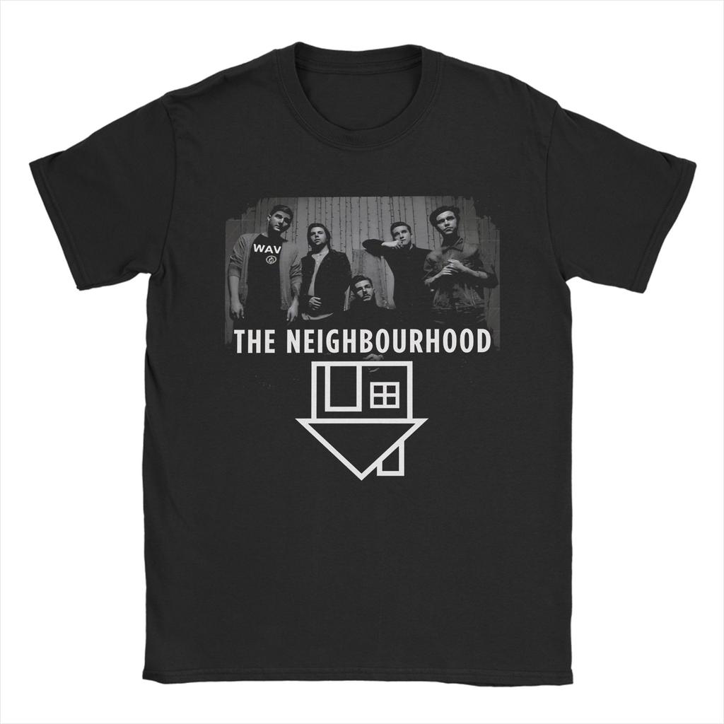 The Neighbourhoods TShirt Unisexs Cotton Tops Funny The NBHD Round Neck Short Sleeve