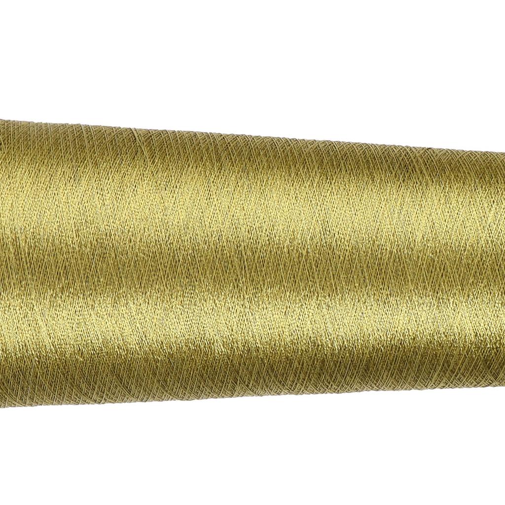 Sewing Thread HardWearing Household Polyester Yarns for   Embroidery Machine Project(Gold )