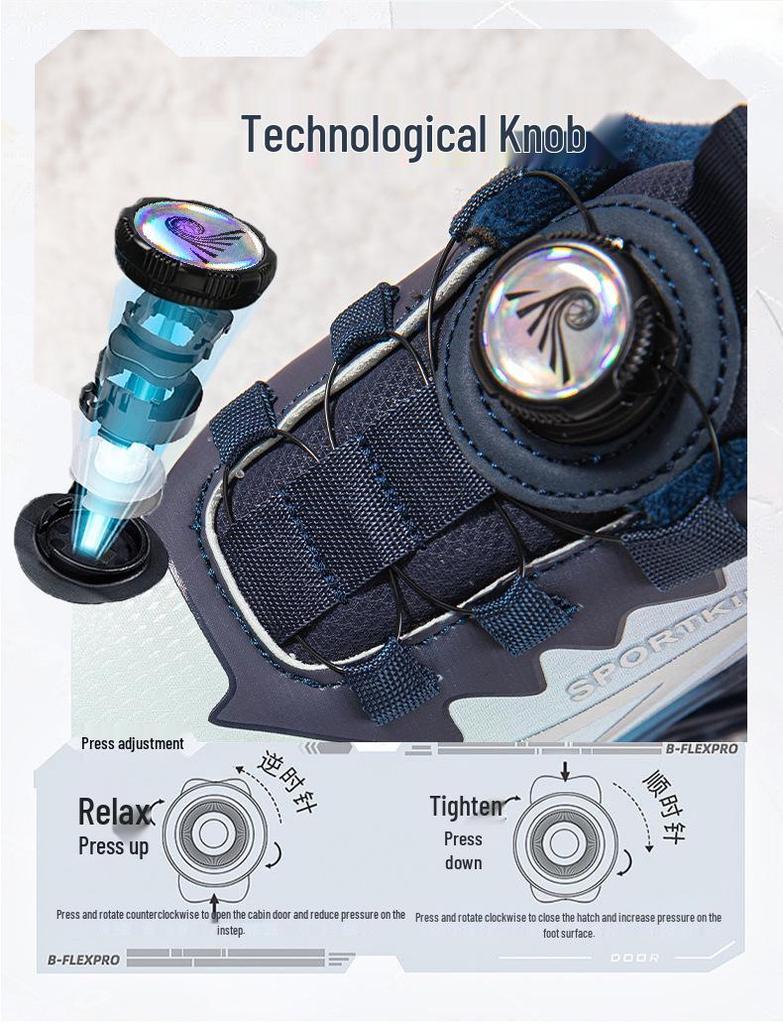 Chaussures de Course Antidérapantes d'Hiver 2025 pour Garçons - Baskets de Sport Chaudes, Anti-Odeur, Respirantes pour Enfants