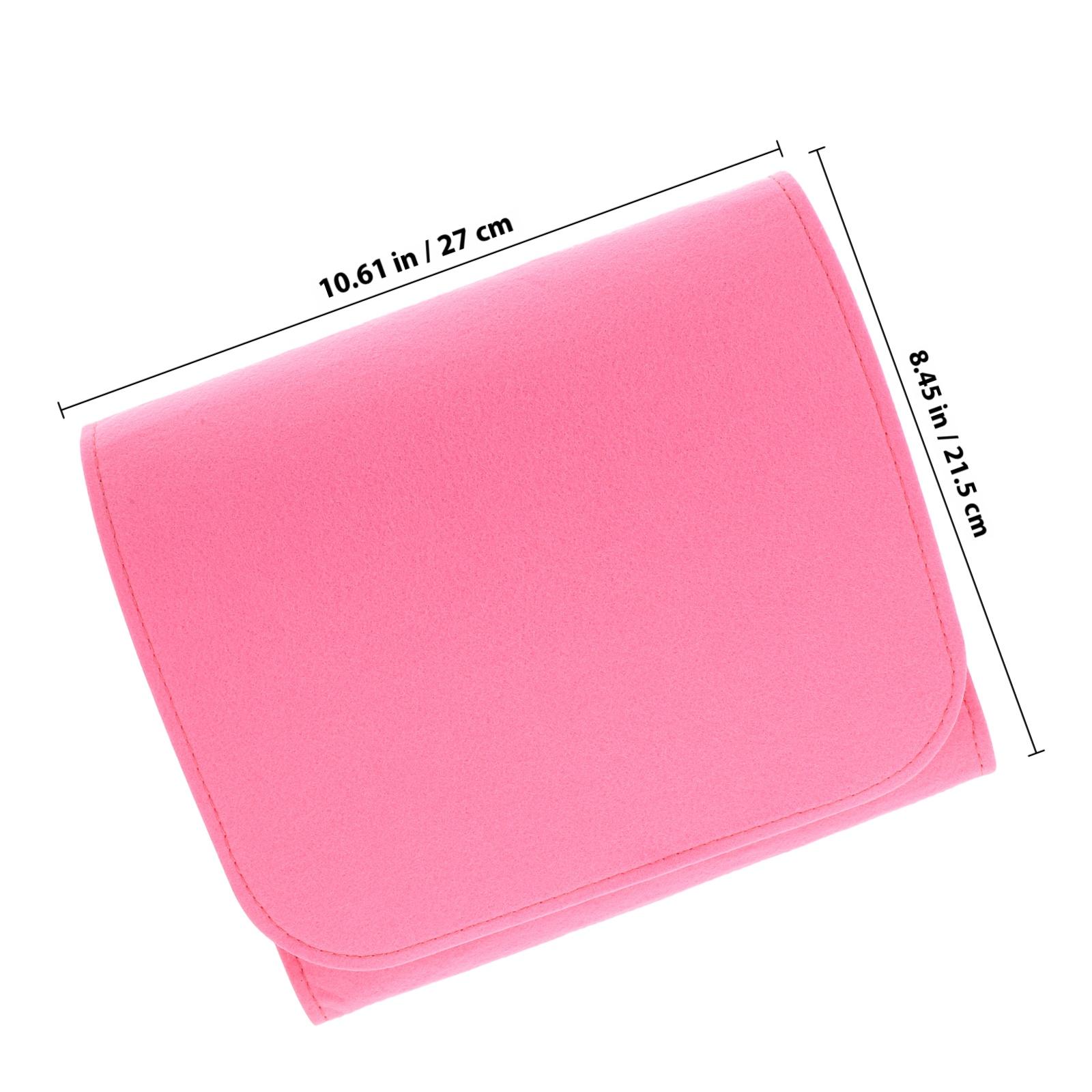 

Войлочный прикроватный органайзер для хранения, экономящий место, минималистичный дизайн, подкладывается под матрас для ноутбука, телефона, журналов красный