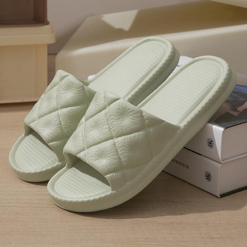 Summer Slide Slippers Women Men New Anti-Slip Bathroom Home Slippers Indoor House Shoes Shower Sandals