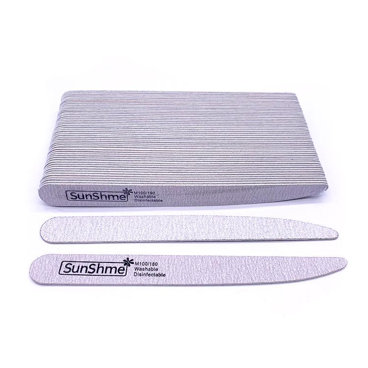 Sunshine 100/180 Ultra-Thin Double-Sided Nail File, Zebra Design