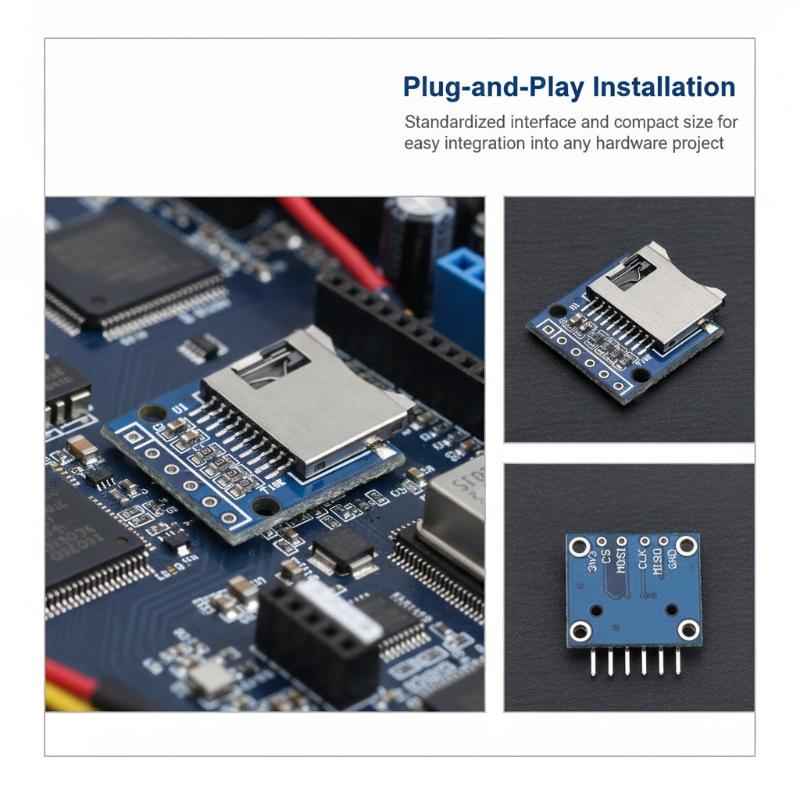 3 Pcs Mini Card Module Spi Interface Micro Tf Card Reader Module For Microcontroller Electronic Diy Project