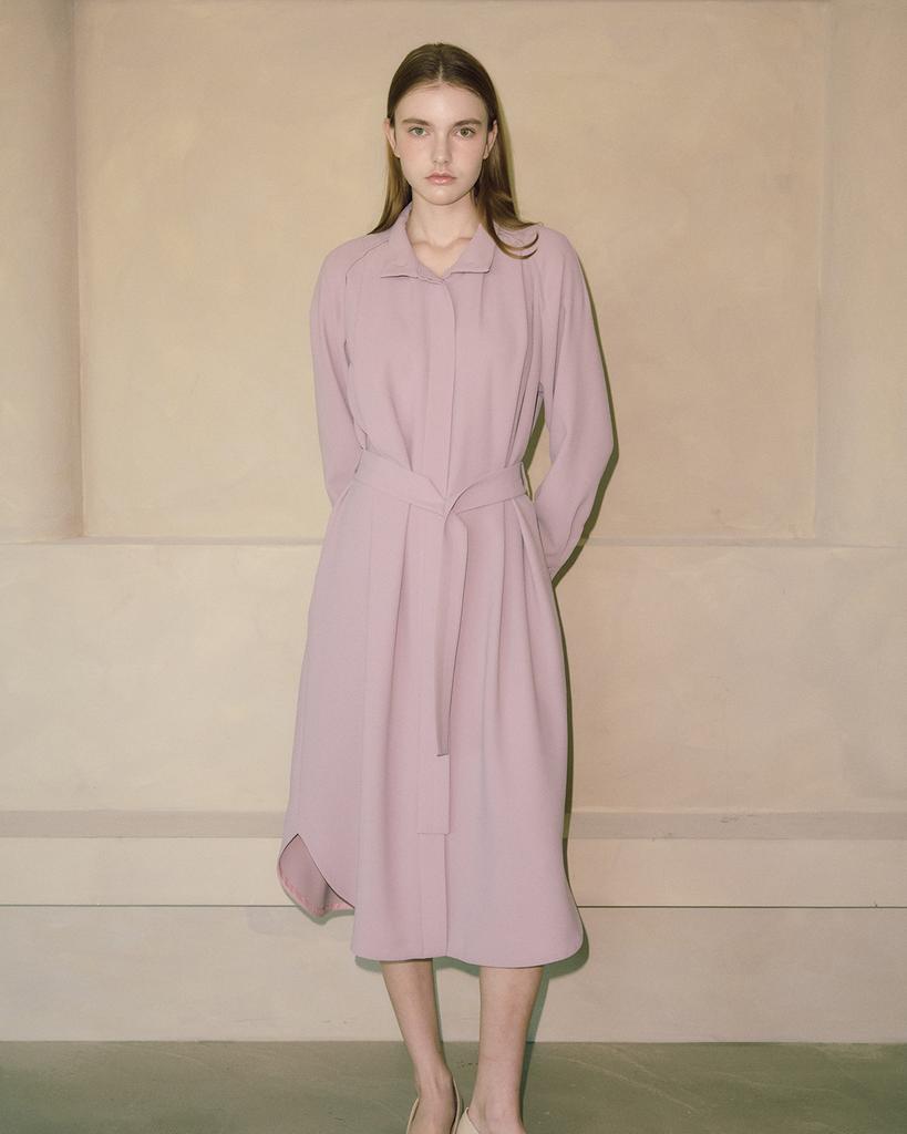 OCCUR Crepe Trench Dress