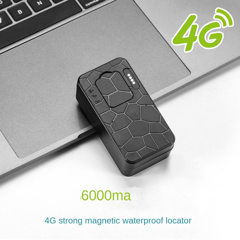 4G Full Netcom Waterproof Magnetic GPS Tracker with Beidou & Wi-Fi - Car Anti-Lost Device (IP67, Strong Magnet)
