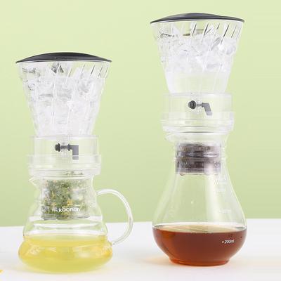 Water Drip Coffee Machine New Reusable Filter Tools Glass Espresso Coffee Dripper Pot Ice Cold Brew Coffee Maker