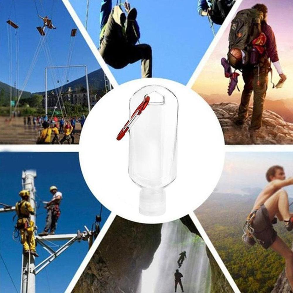 Transparent With Key Ring Empty Cosmetic Container Refillable Bottle Hand Soap Bottle Spray Bottle