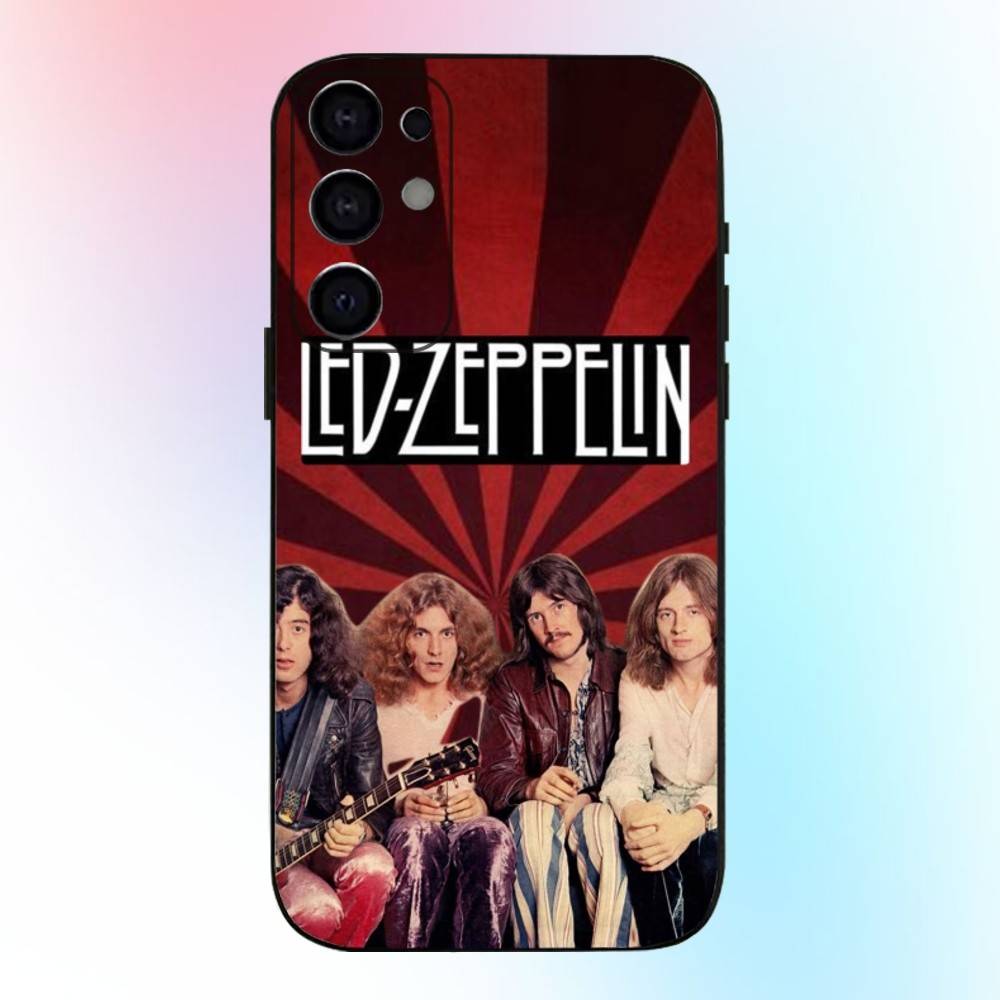 Rock L-Led Z-Zeppelin Band Phone Case For Samsung S25,S24,S21,S22,S23,S30,Ultra,S20,Plus,Fe,Lite,Note,10,9,5G Black Cover