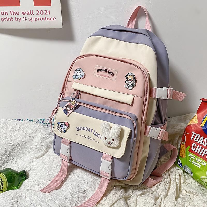 Grundschüler  Frisch und Frisch Mittelschüler  Rucksäcke in Kontrastfarben für Mittelschüler