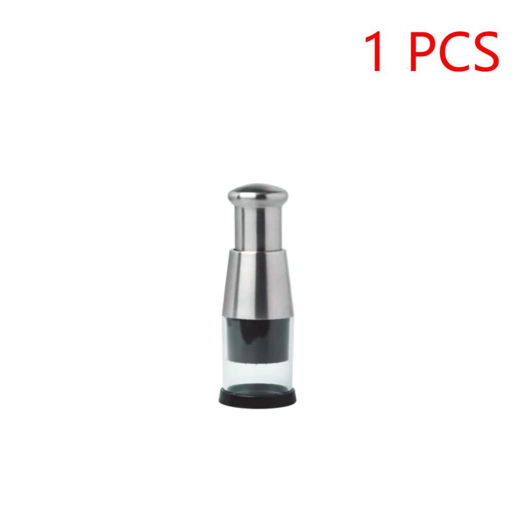 Stainless Steel Manual Hand Chopper Kitchen Tool Vegetable Chopper Mini Garlic Mincer for Garlic Ginger Nuts Food Crusher Cutter
