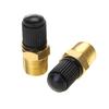 2Pcs 1/4 1/8 Inch Npt Mpt Brass Tire Tire Air Compressor Fuel Tank Filling Valve For Dunlop Valve Car Styling Auto Parts