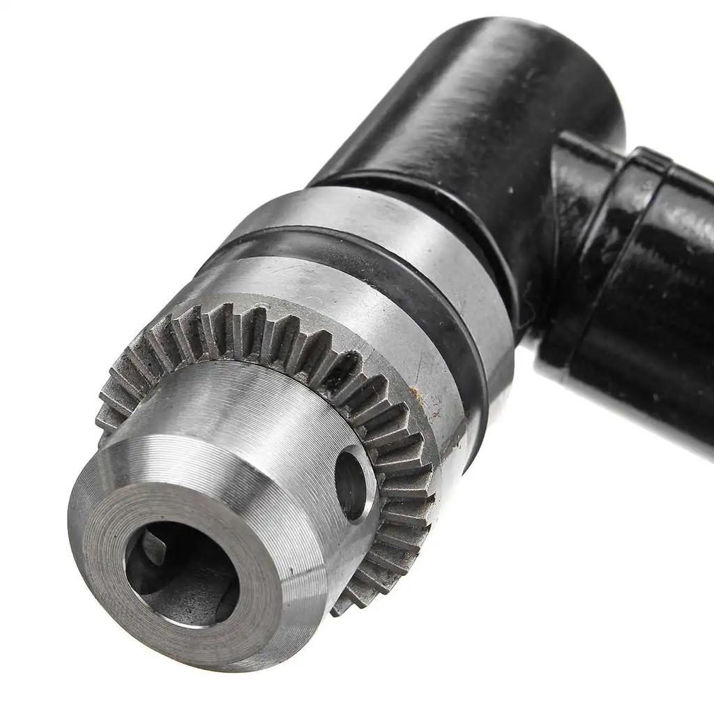 90 Degree Right Angle Drill Bend Extension Adaptor Right Angle Electric drill Keyless three-jaw chuck corner Impact Adapter