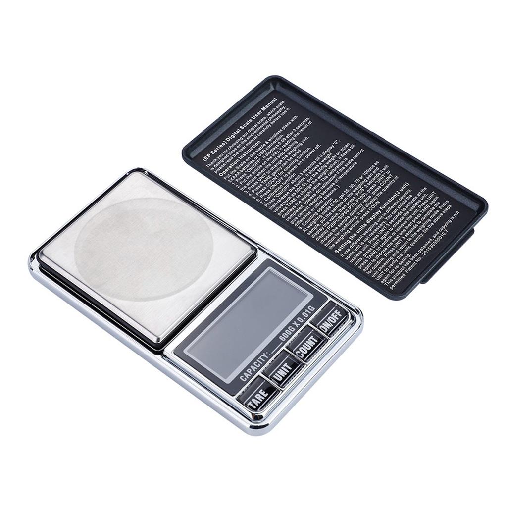 USB High Precision Balance Digital Electronic Pocket Weight Gram Scale(600g 0.01g)