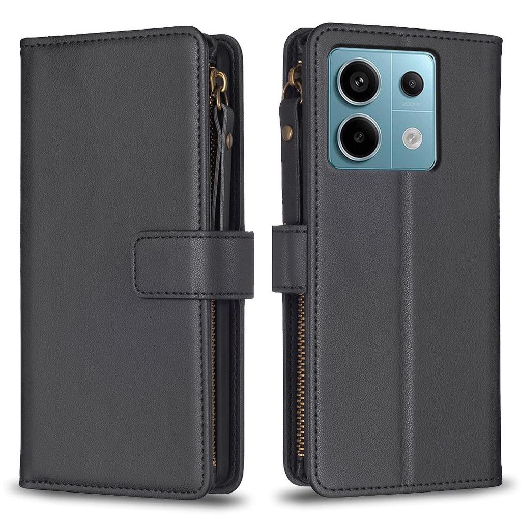 OPPO A98 5G/F23/A1 Zippered Leather Case, Cross-Border Exclusive, Anti-Drop Design