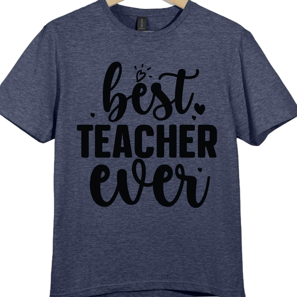 Camiseta Melhor Professor de Sempre Presente de Agradecimento Fim de Período Escola Gráfica Top