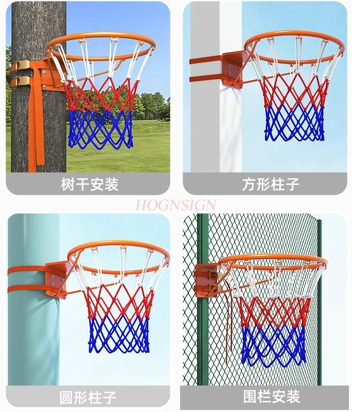 Basketball Frame Without Punching Adult Standard Hoop Children'S Wall Mounted Indoor Shooting Rack Outdoor Portable Household