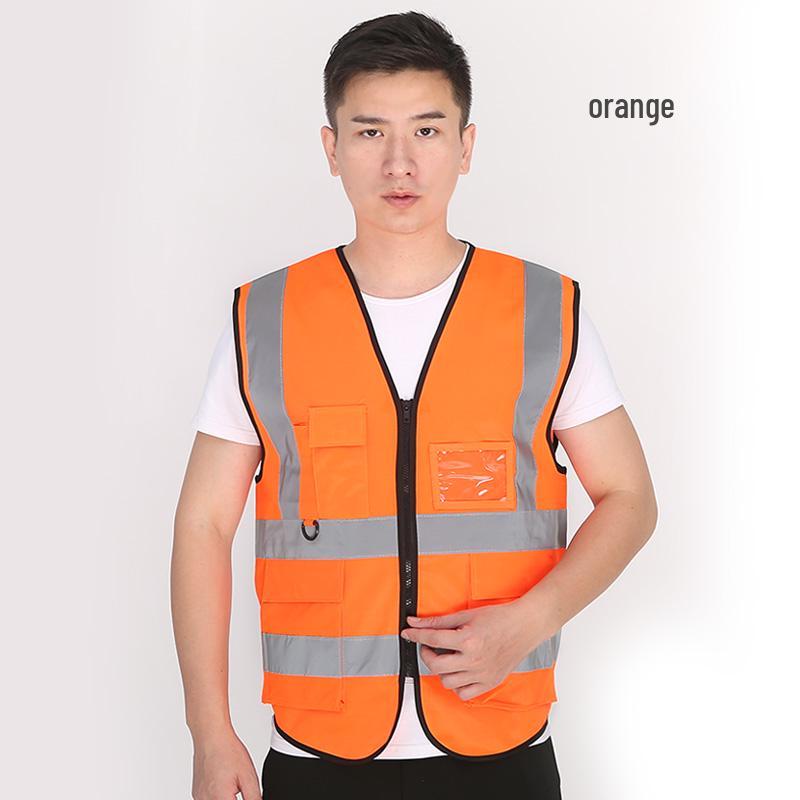 Reflective Safety Vest for Construction and Night Riding