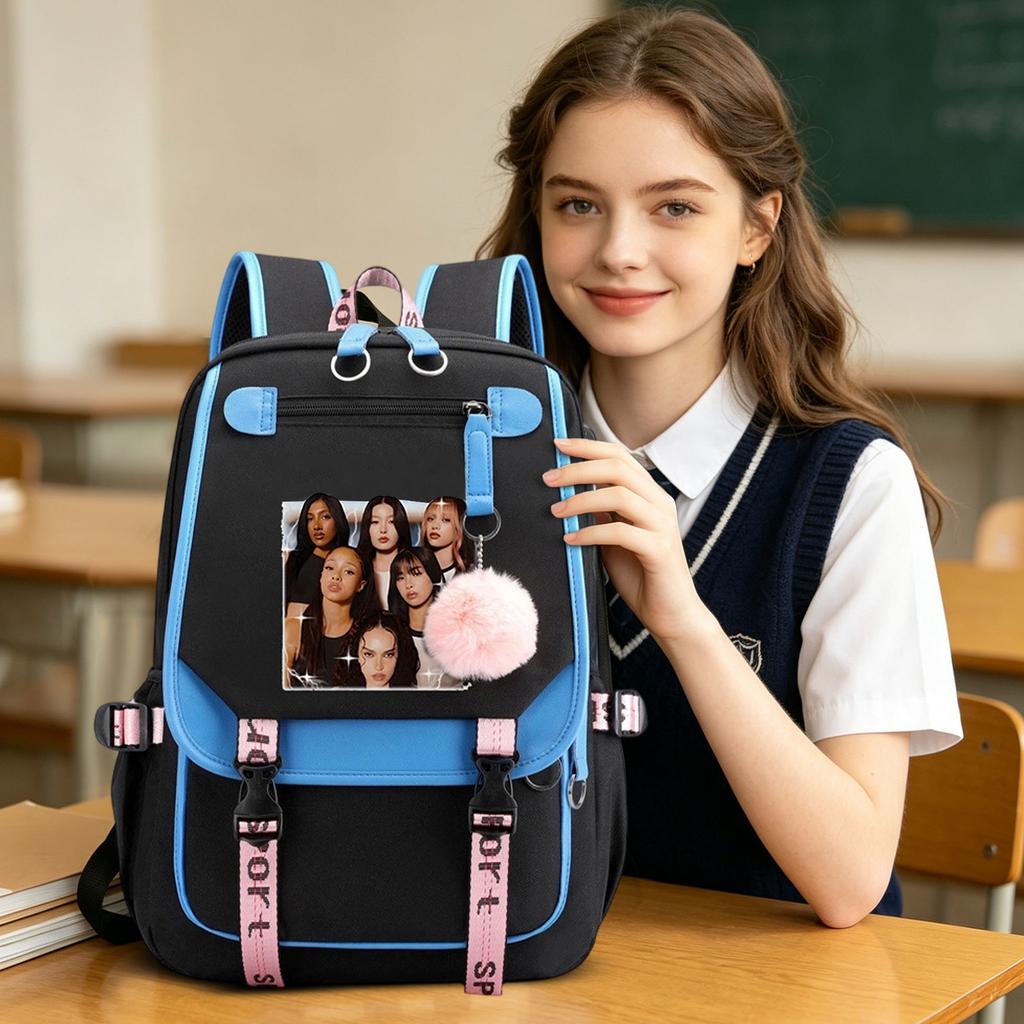 Bedruckter Rucksack für Schüler, Schule und Campus