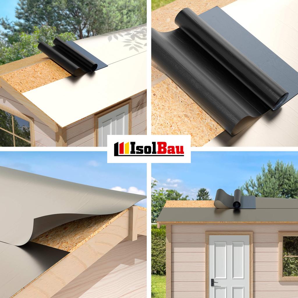 IsolBau Self-Adhesive Bituminous Roof Membrane 5m² RAL7039