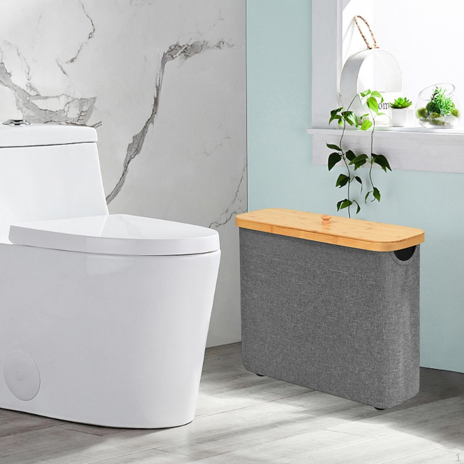 

Держатель для туалетной бумаги, органайзер для хранения из бамбука для спальни