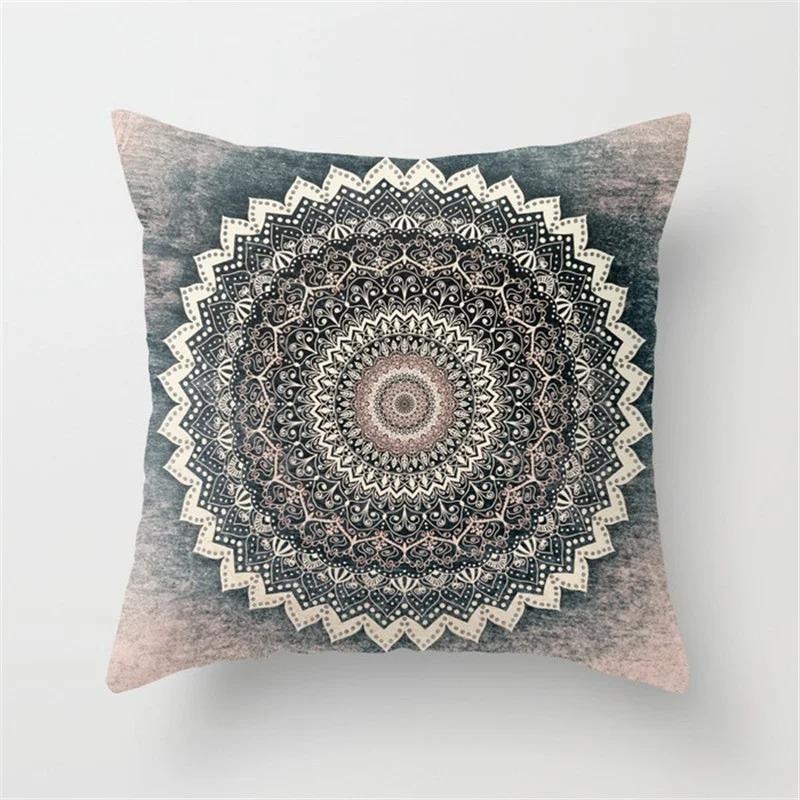Nordic Bohemian Pattern Printed Cushion Cover Home Living Room Sofa Decoration Square Throw Pillow Cover