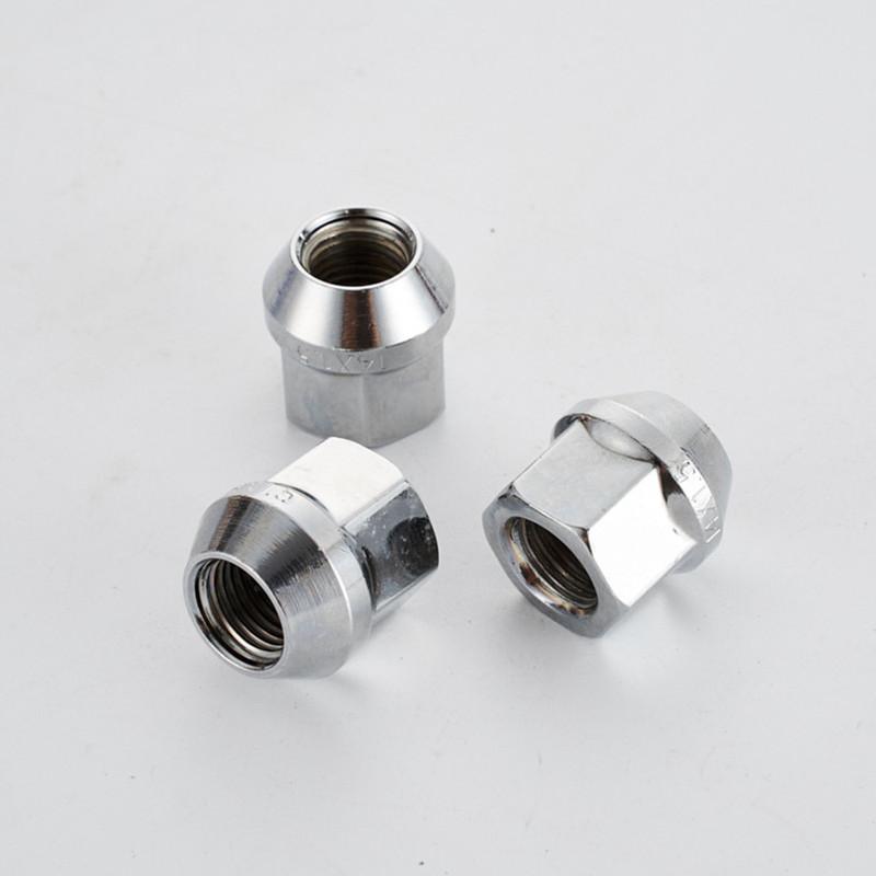 Hex  21mm /  19mm  M14x1.5  Open End Lug Nuts  25mm height  Wheel Lug Nuts 14x1.5