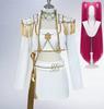 Halloween Anime Mira White PU Uniformă Cosplay Costum Perucă Femeie Crăciun Petrecere Halloween Îmbrăcăminte
