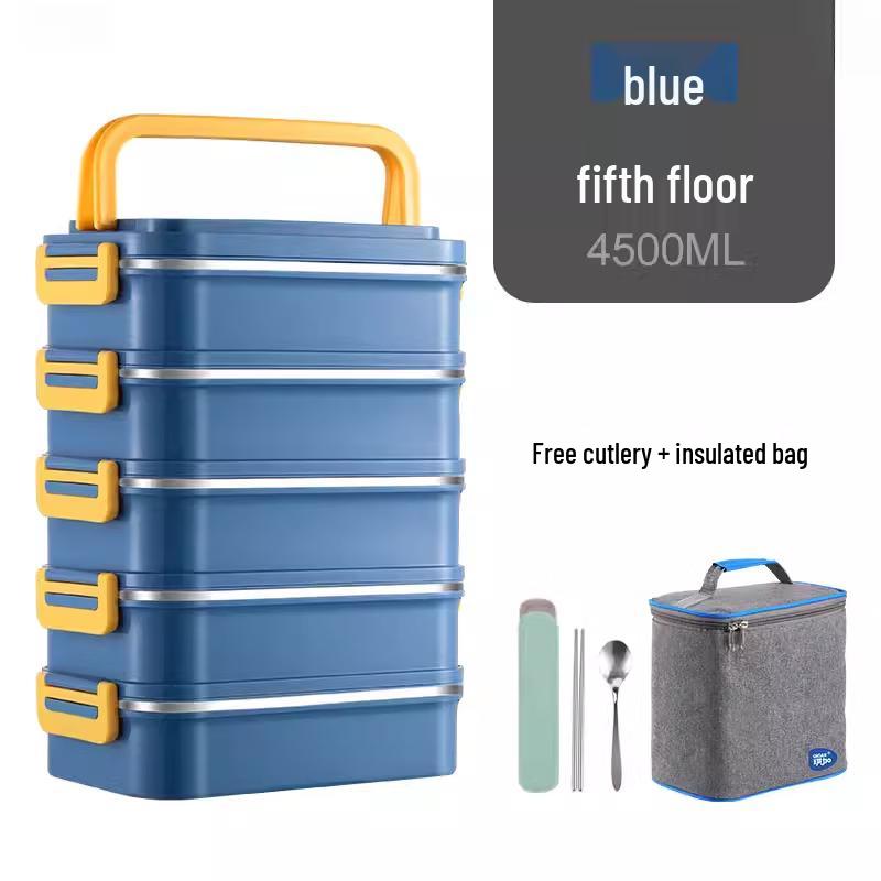 Ru Han 304 Stainless Steel Insulated Lunch Box with Bag & Cutlery