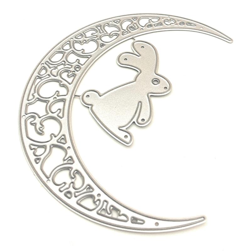 Osterhase Metall-Stanzschablonen Schablone Scrapbooking DIY-Album Stempel Papierkarte Prägung Dekoration Handwerk Drop Shipping