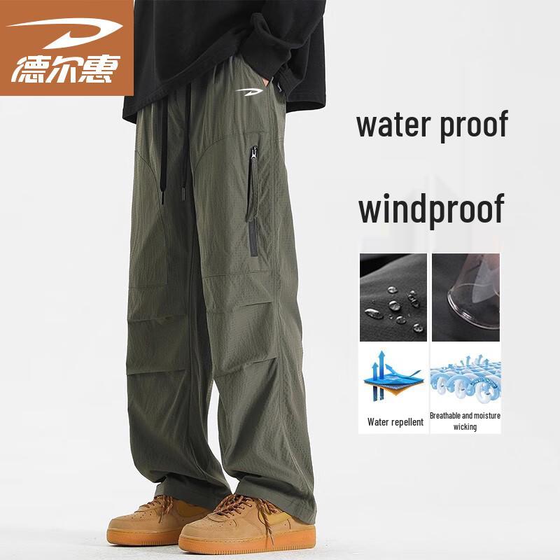 

Deerhui Men s American Style Loose Straight Cargo Pants 5XL