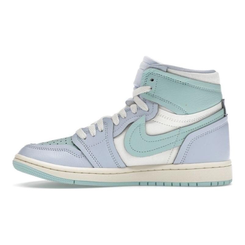 Air Jordan 1 High Method of Make Hydrogen Blue Light Dew Women Sneakers Coconut-Milk Sail FB9891-401