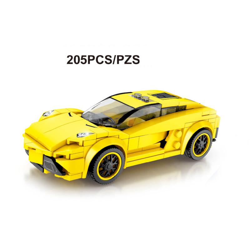 Speed City Racing Car Sports Model Building Blocks Bricks Classic Rally Sports Super Racers Great Vehicles Christmas gift Toys
