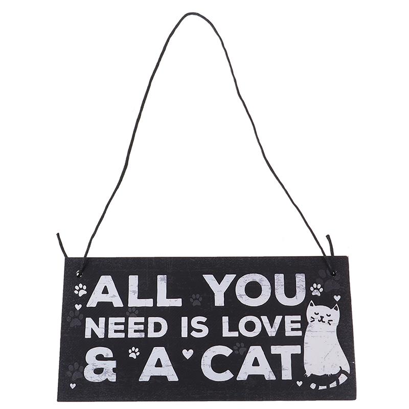 Wooden Hanging Wall Plaques Family Door Signs Friendship Sign Cat Lover uW. Wooden Hanging Wall Plaques Family Door Signs Friendship Sign Cat Lover uW.