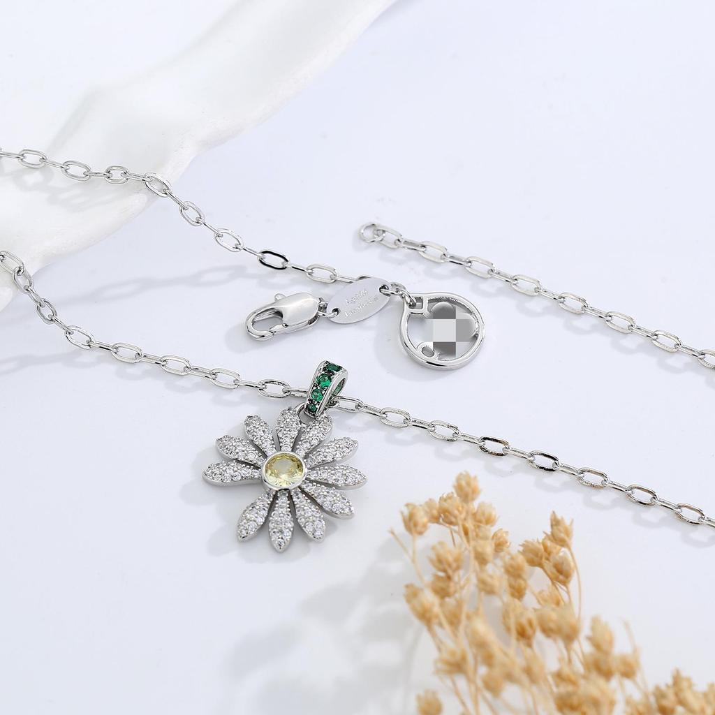 GD Star Style Kwon Ji-yong Limited Daisy Necklace [High Version] Unisex Diamond Pendant Chain