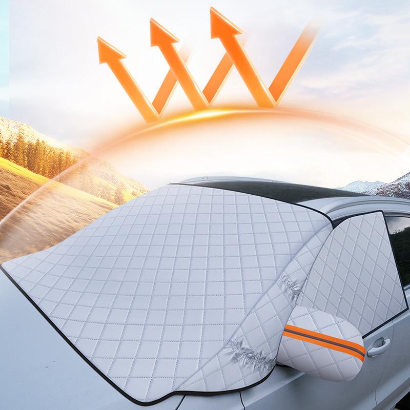 Car Windshield Winter Weather Shield: Anti-Freeze, Snow, and Sun Protection Cover