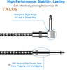 Talos 6.35 Electric Guitar Cable Straight To Right Angle Noiseless Audio Cable for Bass Guitar