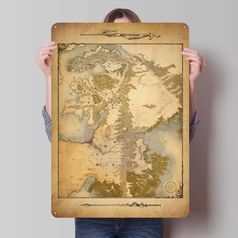 W-Warhammers Metallschild Anpassbare Spieleposter Vintage Heimdekoartikel Retro Blechschild für Gamerzimmer-Dekoration Wand