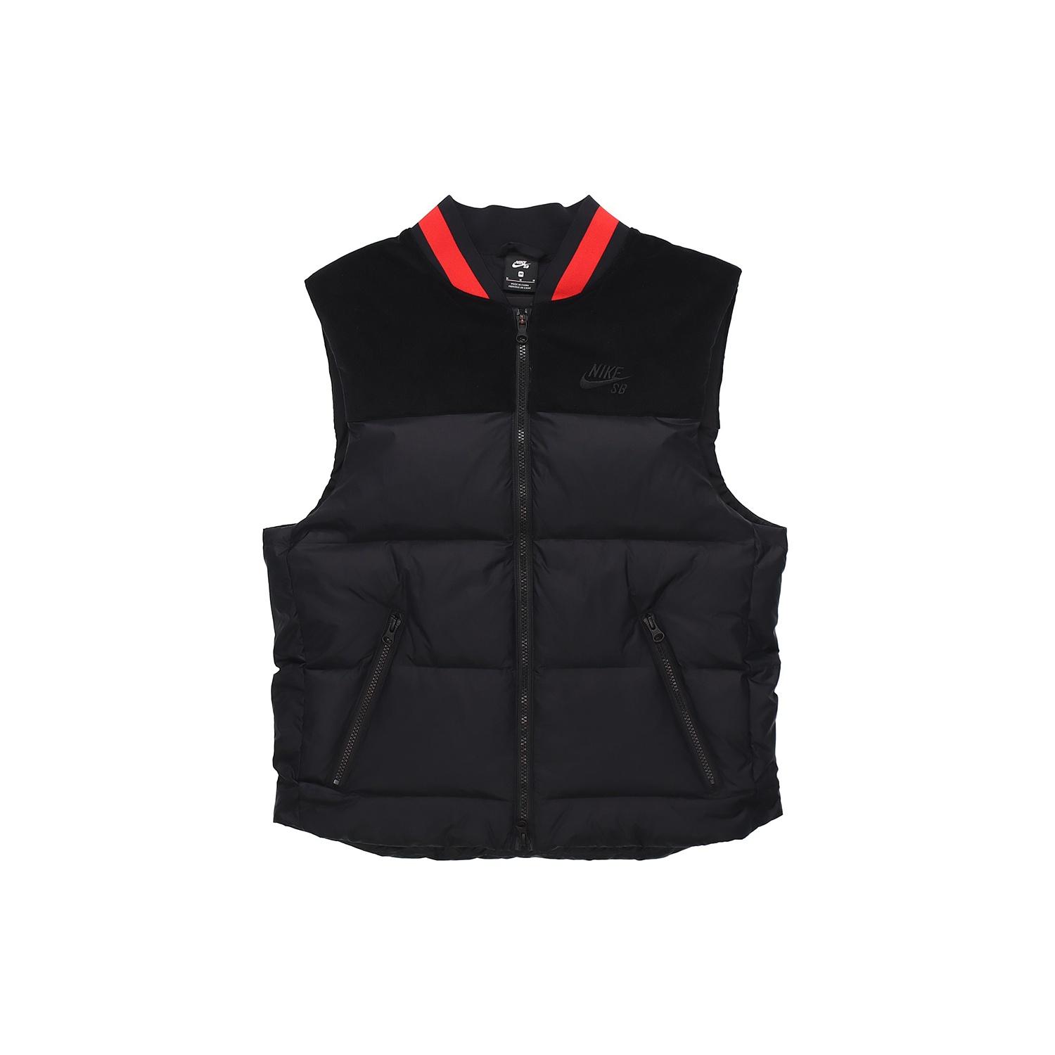 Nike SB Skateboard Stand Collar Skateboard Sleeveless vest Black Men s CK5470-010 M