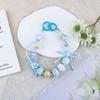 Color Cute Hand Drawn Beaded Mobile Phone Chain Pendant Anti Loss Phone Case Wrist Bag Hangings Decoration