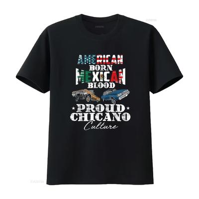 Lowrider Chicano Low Mexican American Latina Rider Cholo T Shirt Vintage Washed Comfortable Top For Everyday Wear Fashion